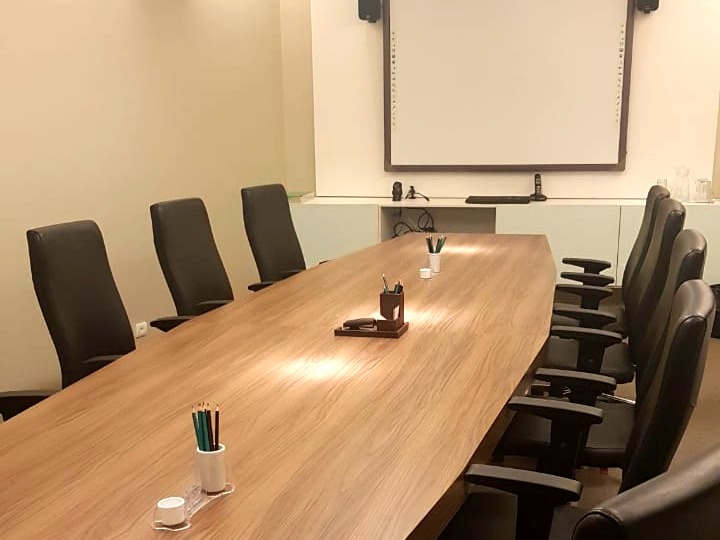 Sala de reunião do escritório em Florianópolis
